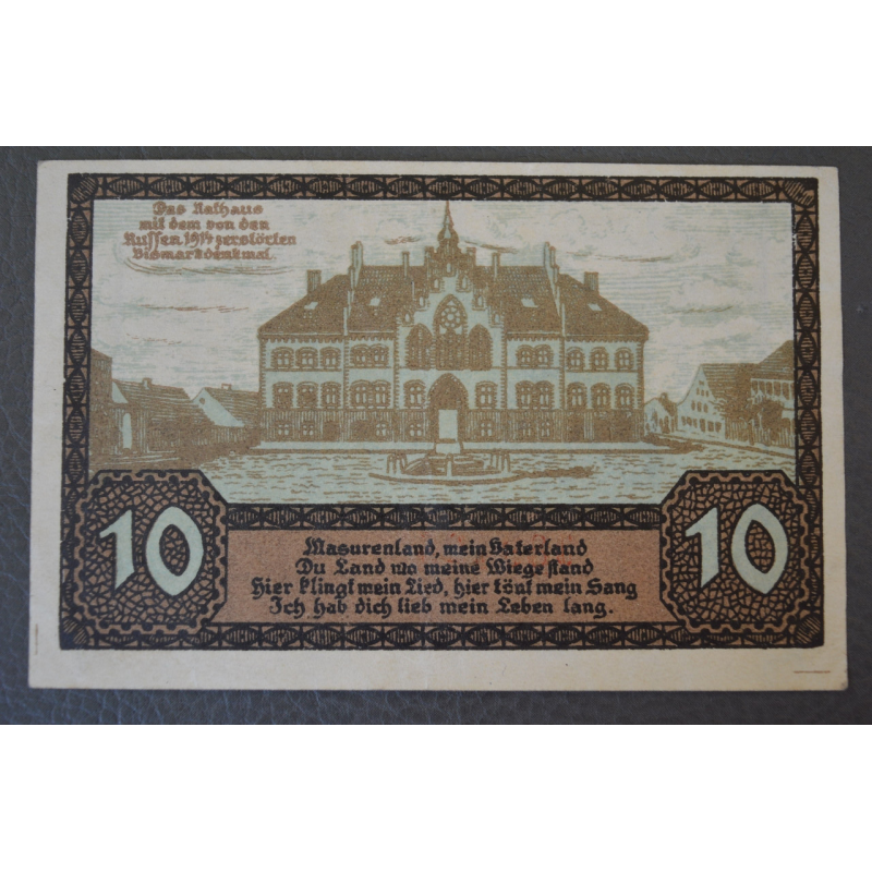 Німеччина. Нотгельд. 10 Pf ( 10 ) Німеччина. Нотгельд. 10 Pf ( 10 )