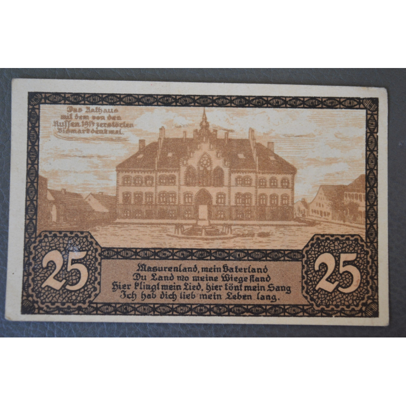 Німеччина. Нотгельд. 25 Pf ( 10 ) Німеччина. Нотгельд. 25 Pf ( 10 )