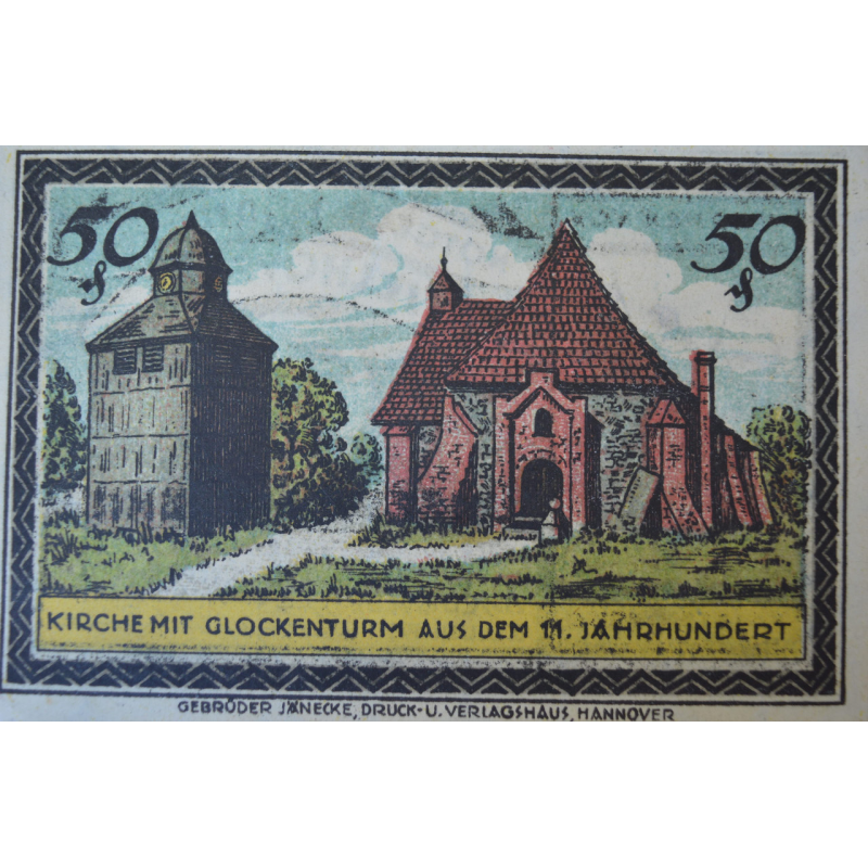 Німеччина. Нотгельд. 50 Pf ( 10 ) Німеччина. Нотгельд. 50 Pf ( 10 )