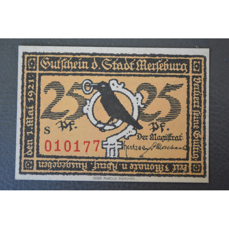 Німеччина. Нотгельд. 25 Pf ( 10 ) Німеччина. Нотгельд. 25 Pf ( 10 )