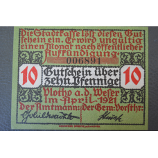 Німеччина. Нотгельд. 10 Pf   ( 10 )