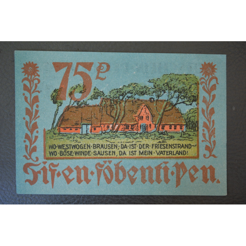 Німеччина. Нотгельд. 75 Pf ( 11 ) Німеччина. Нотгельд. 75 Pf ( 11 )