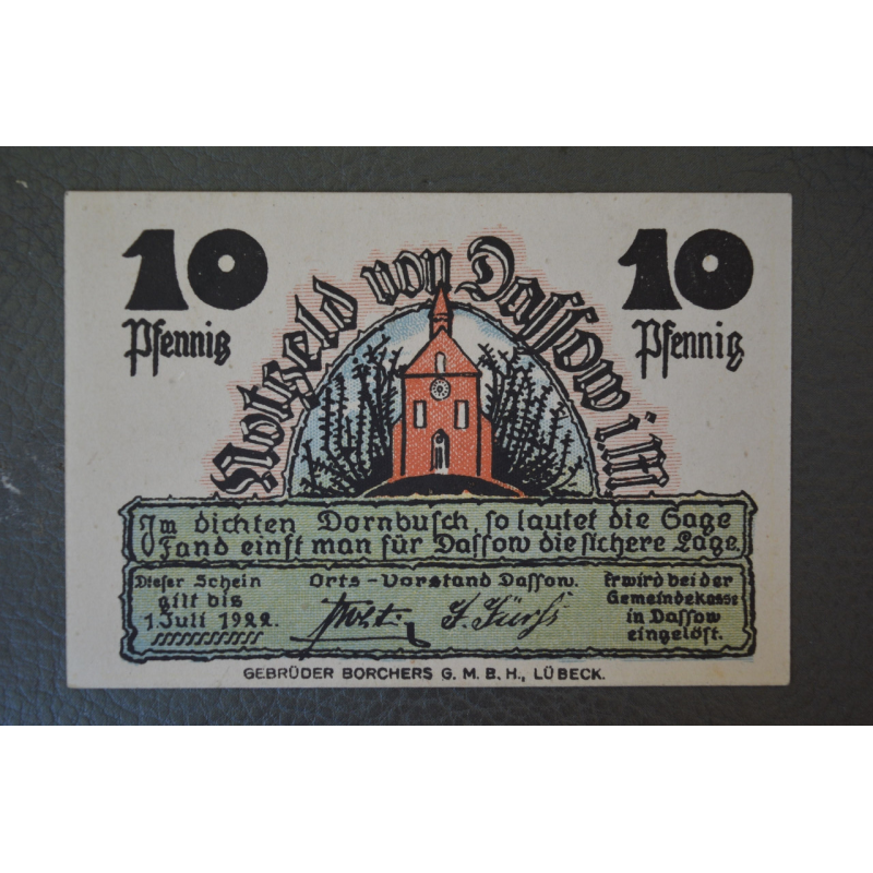 Німеччина. Нотгельд. 10 Pf ( 11 ) Німеччина. Нотгельд. 10 Pf ( 11 )