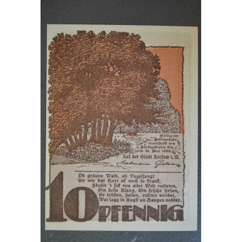 Німеччина. Нотгельд. 10 Pf ( 11 ) Німеччина. Нотгельд. 10 Pf ( 11 )