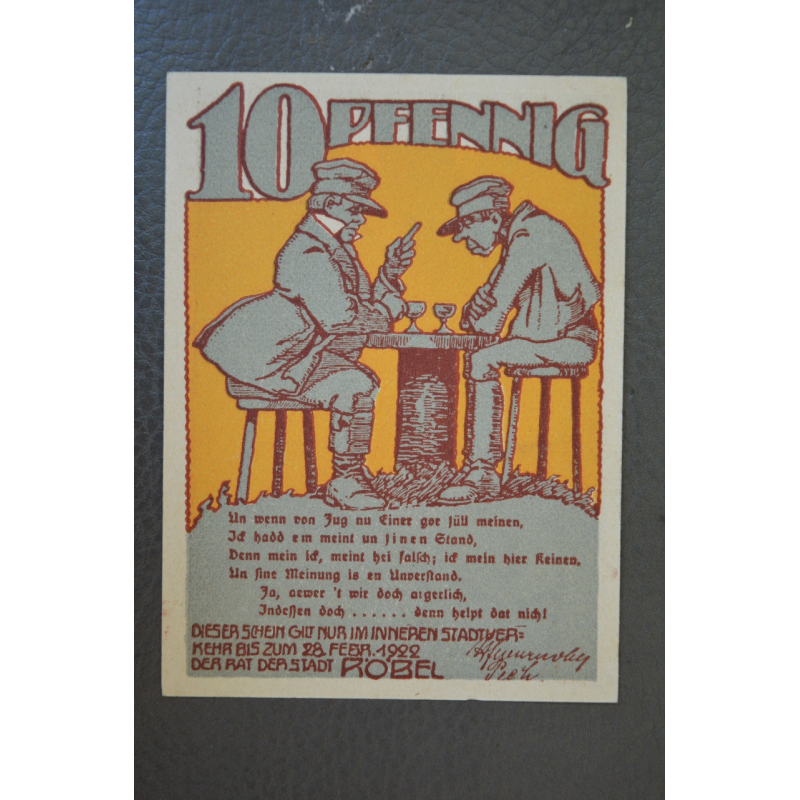 Німеччина. Нотгельд. 10 Pf ( 11 ) Німеччина. Нотгельд. 10 Pf ( 11 )