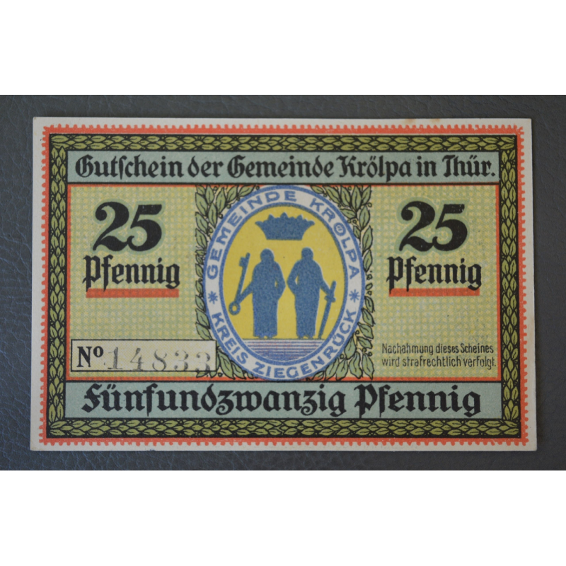 Німеччина. Нотгельд. 25 Pf ( 12 ) Німеччина. Нотгельд. 25 Pf ( 12 )
