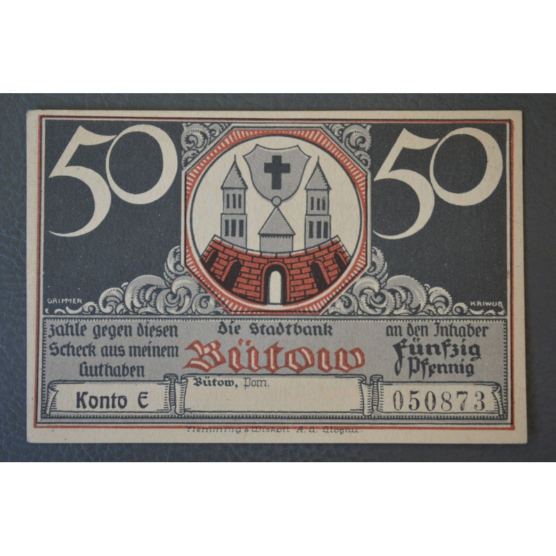 Німеччина. Нотгельд. 50 Pf ( 12 ) Німеччина. Нотгельд. 50 Pf ( 12 )