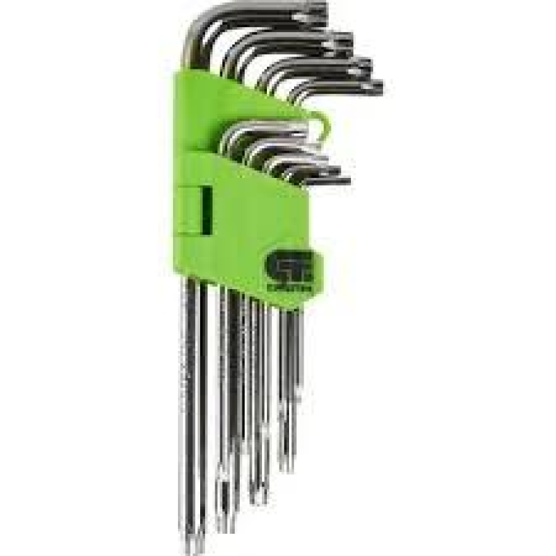Набор ключей имбусовых Tamper-Torx , 9 шт: ТT10-ТT50.45x удлиненные Набор ключей имбусовых Tamper-Torx , 9 шт: ТT10-ТT50.45x удлиненные