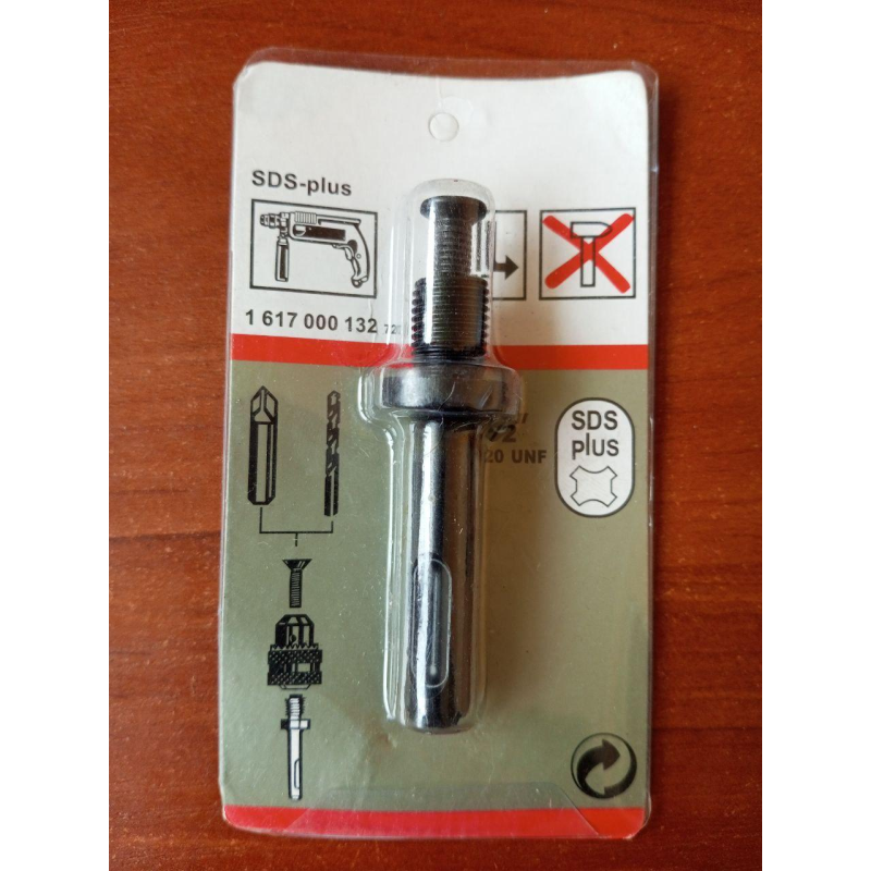 Перехідник для патронів дрилі SDS-Plus 1/2““x20 UNF