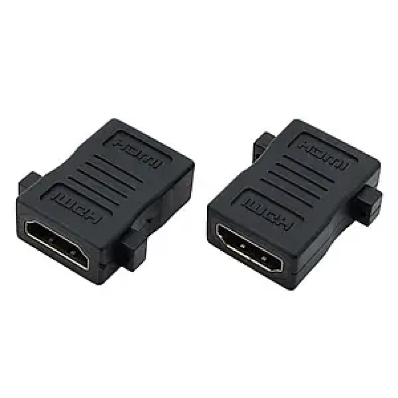 Перехідник гніздо HDMI - гніздо HDMI, під ґвинти, gold Перехідник гніздо HDMI - гніздо HDMI, під ґвинти, gold