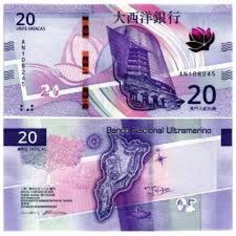 Макао 20 патак 2020(2024)р UNC Р-91 Макао 20 патак 2020(2024)р UNC Р-91