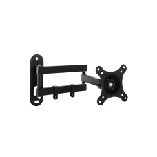 Кронштейн для TV PiPo PP-180, 13“-27“, до 15кг, поворотный 180°, Black, Box