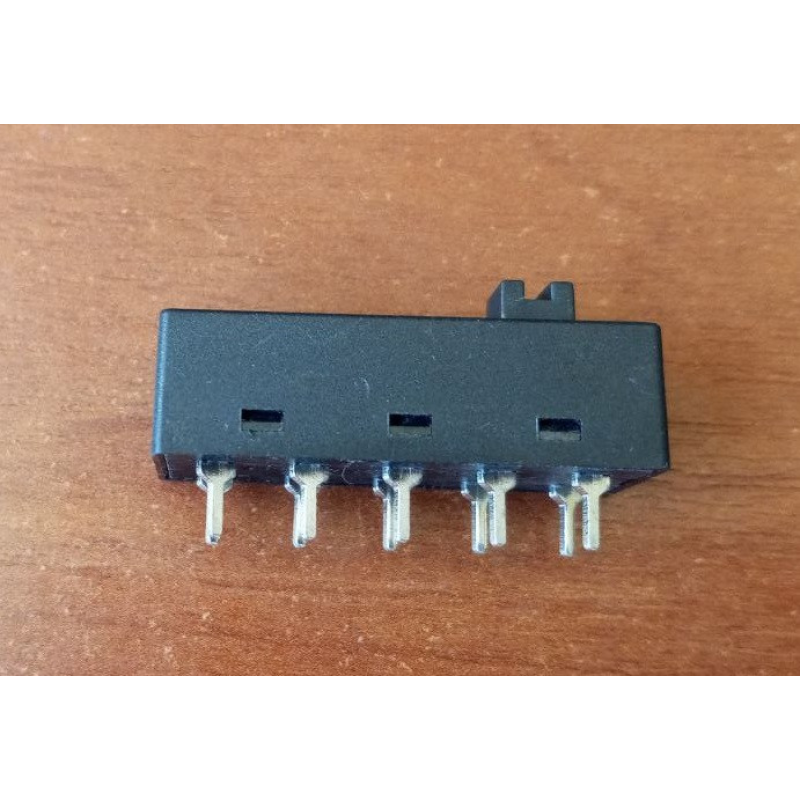 Перемикач повзунковий Daier SS-24N06, з фіксацією, ON-ON-ON-ON, 10pin, 8A 250V (на плату) Перемикач повзунковий Daier SS-24N06, з фіксацією, ON-ON-ON-ON, 10pin, 8A 250V (на плату)