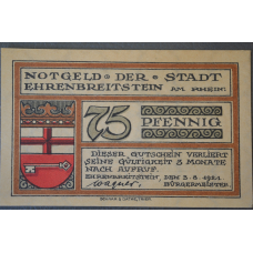Германия. Нотгельд. 75 Pf   ( 12 )