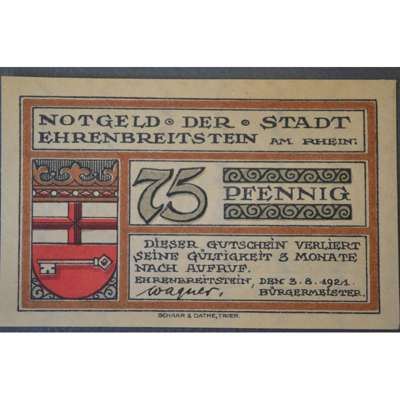 Германия. Нотгельд. 75 Pf   ( 12 )