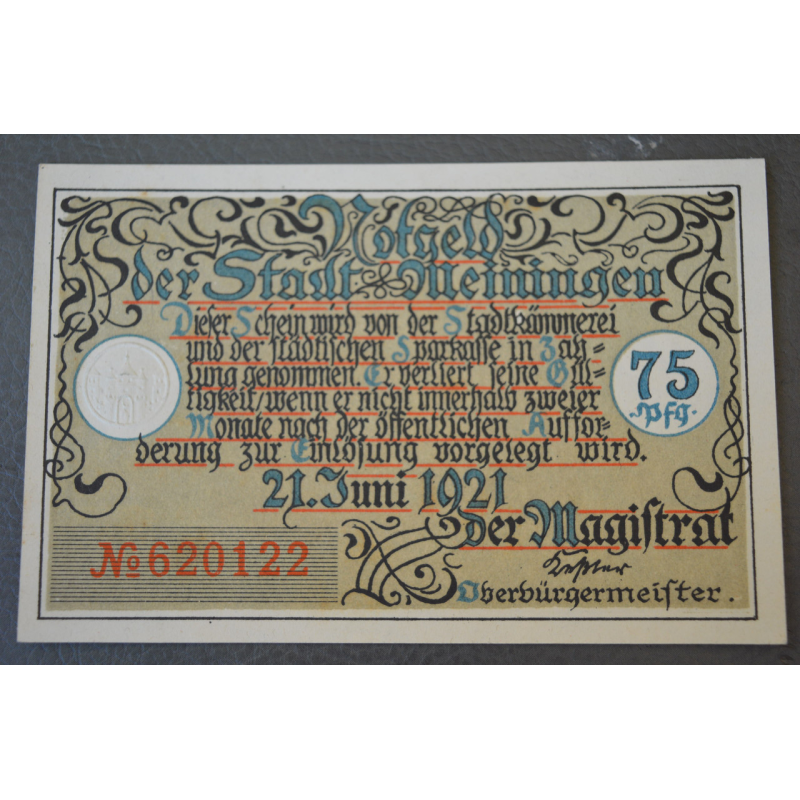 Німеччина. Нотгельд. 75 Pf ( 13 ) Німеччина. Нотгельд. 75 Pf ( 13 )
