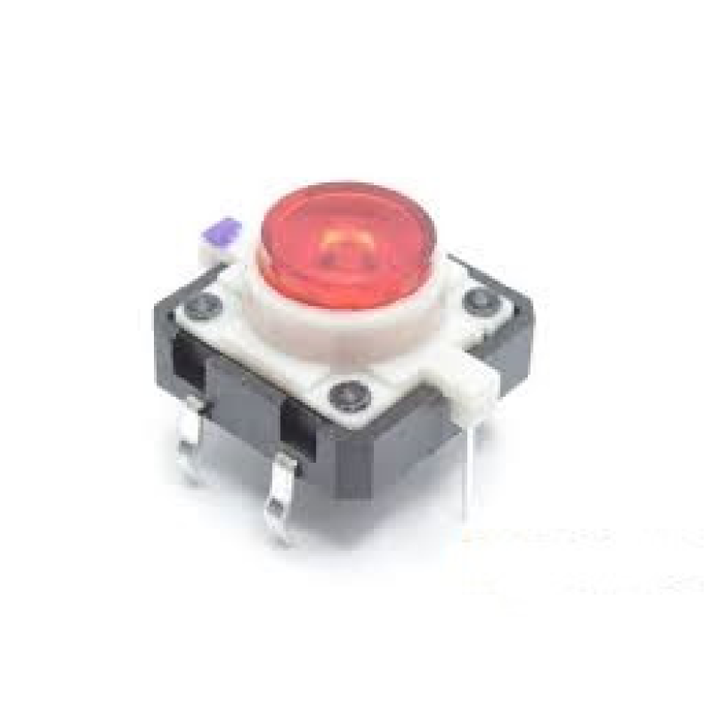 Мікрокнопка Daier TSL-012, OFF-ON, 4pin, червона Мікрокнопка Daier TSL-012, OFF-ON, 4pin, червона