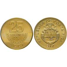 25 колон 2007 Коста Рика UNC