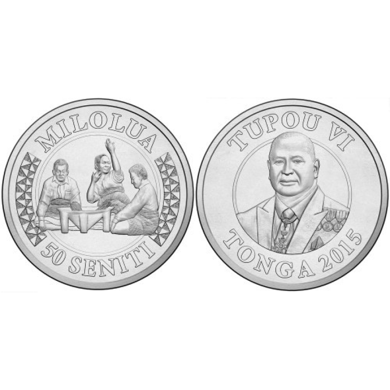 50 сенити 2015 Тонга