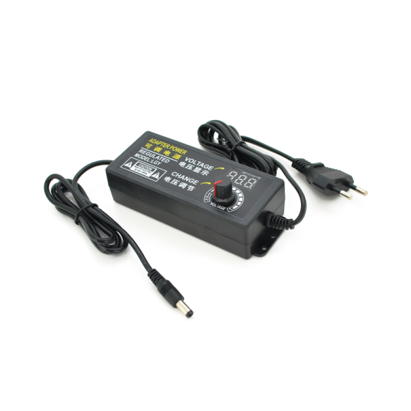Адаптер живлення NZX-31250 з регулюванням 3-12V 5A, штекер 5,5 * 2,5, LED - індикація