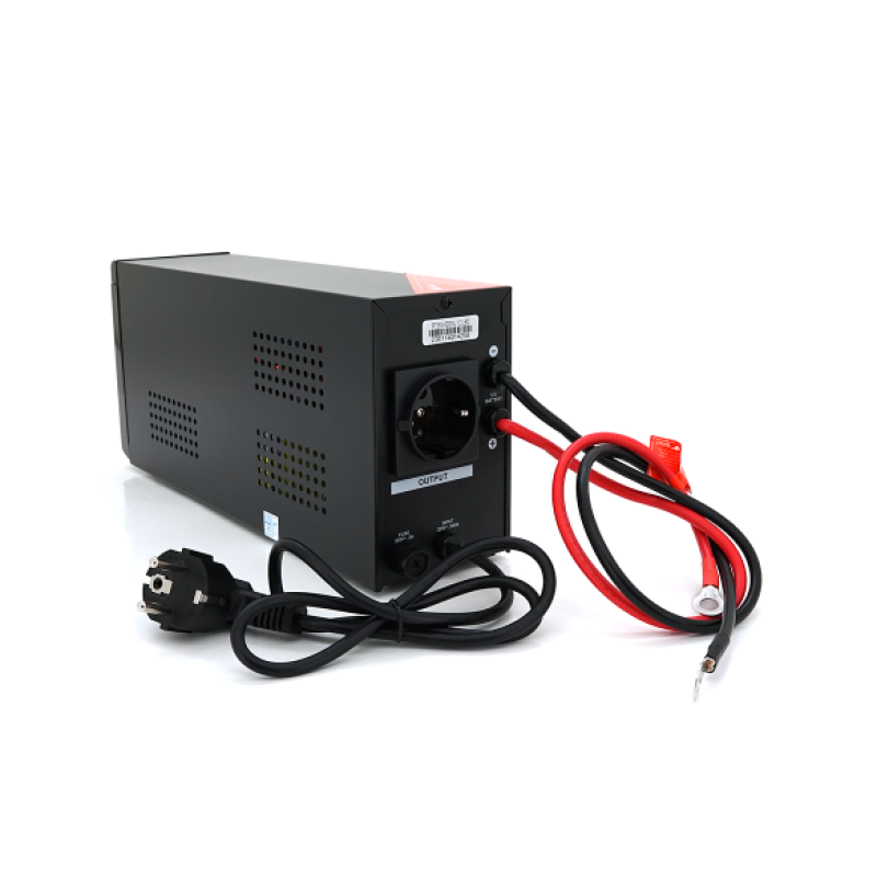 ДБЖ із правильною синусоїдою RITAR RTSW-600NL12 LED (360 Вт), 12 В, під зовнішній АКБ, Q4 (320*132*210) 4,2 кг (23