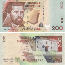 Албанія / Албания 200 лек 2012р UNC Р-71b