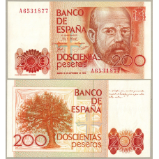 Іспанія / Испания 200 песет 1980р Р-156 UNC
