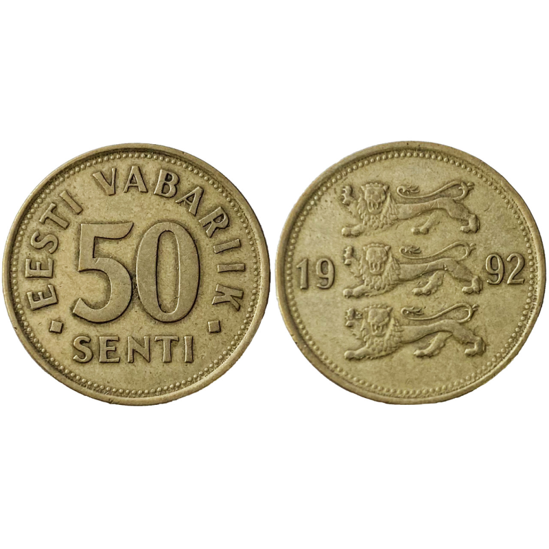 Естонія 50 синтів, 1991-2008(БС) Естонія 50 синтів, 1991-2008(БС)