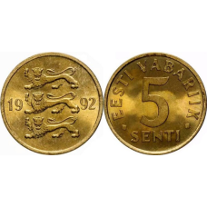 5 синтів 1991-1995, Естонія (БС)