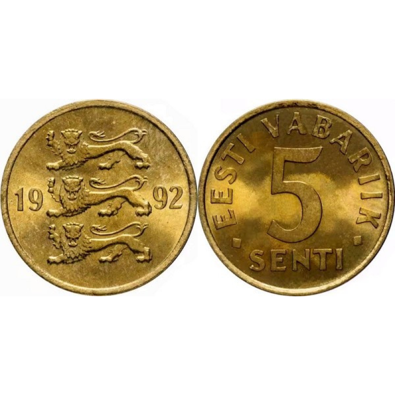 5 синтів 1991-1995, Естонія (БС) 5 синтів 1991-1995, Естонія (БС)