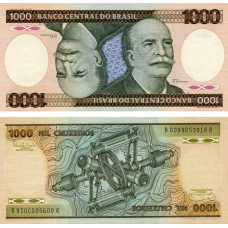 Бразилія Бразилия 1000 крузейро 1981-86 p  UNC Р-201с