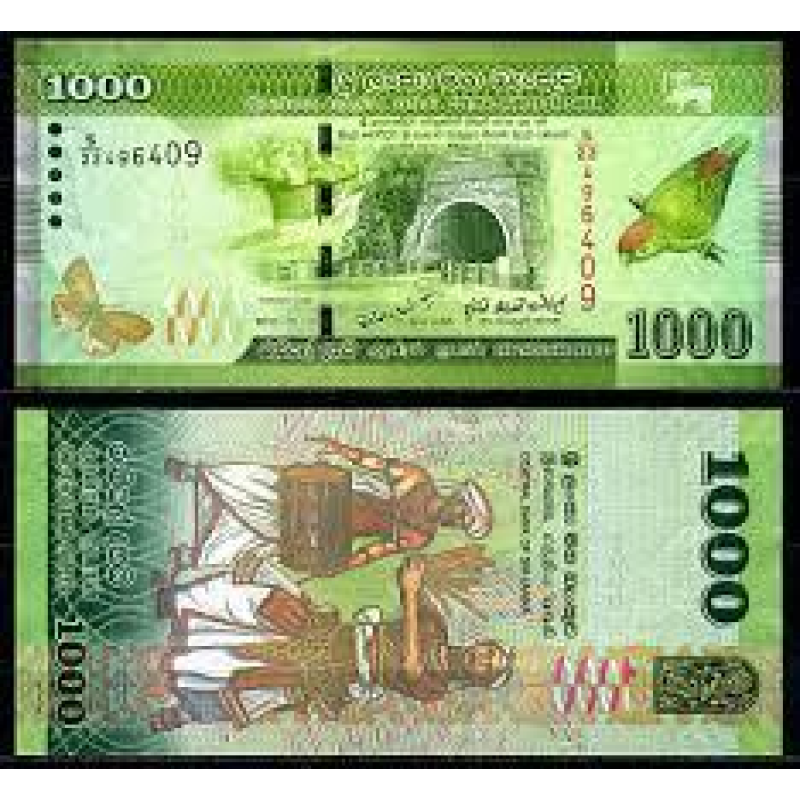 Шрі-Ланка 1000 рупій 2022р UNC Р-127а Шрі-Ланка 1000 рупій 2022р UNC Р-127а
