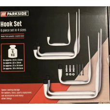 Набір гачків 6 шт. для гаража Parkside Powerfix Profi HG 05092