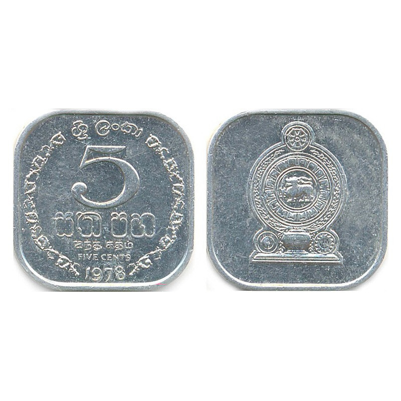 5 млн 1978 Шрі-Ланка (БУ) 5 млн 1978 Шрі-Ланка (БУ)