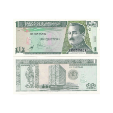 Гватемала/Guatemala 1 Quetzal 1998 Pick 99 UNC (папір)