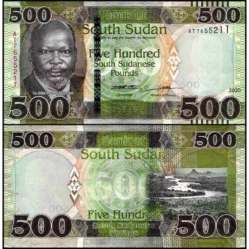 Судан Південний/South Sudan 500 pounds 2020 Pick 16 UNC