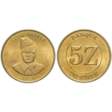 5 зарів 1987 Заїр