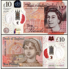 Британія/Великобританія/Great Britain 10 Pounds 2016 Pick 395 UNC