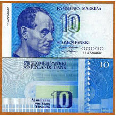 Фінляндія / Finland 10 Markkaa 1986 Pick 113 UNC