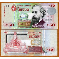 Уругвай / Uruguay 50 Pesos Uruguayos 2011 Pick 87b UNC