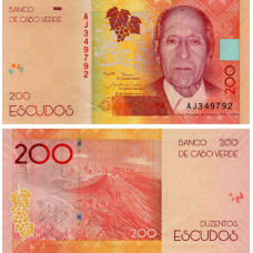 Кабо-Верде 200 ескудо  2019р UNC Р-76а