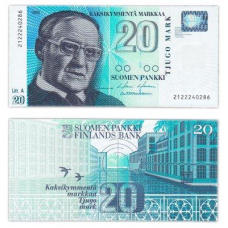 Фінляндія / Финляндия 20 марок 1993р Р123а8 UNC-1