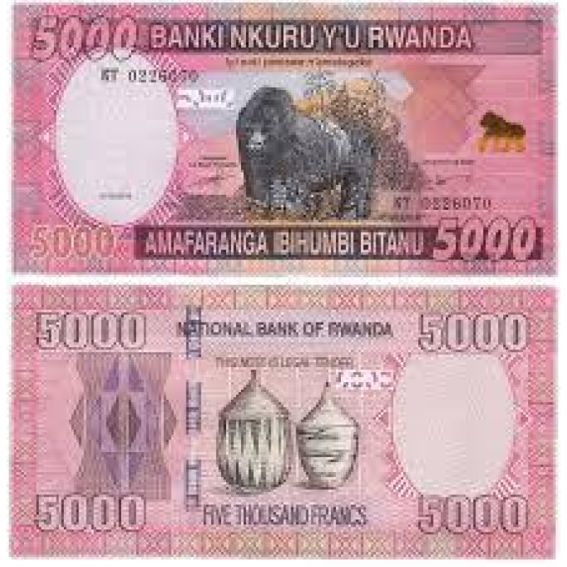 Руанда / Rwanda 5000 Francs 2014 Pick 41 UNC Руанда / Rwanda 5000 Francs 2014 Pick 41 UNC