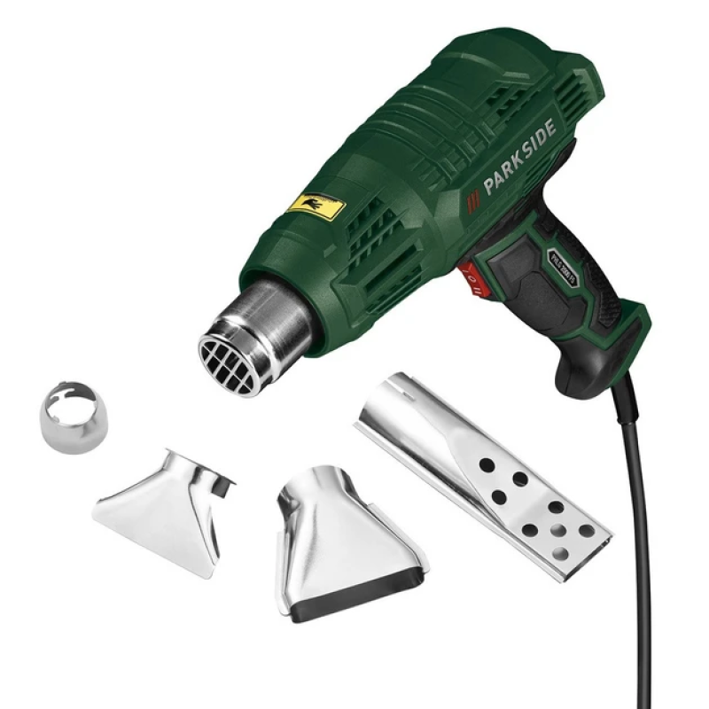 Фен будівельний мережевий Parkside 2000 Вт 350 / 600 °C (PHLG 2000 F5) Фен будівельний мережевий Parkside 2000 Вт 350 / 600 °C (PHLG 2000 F5)