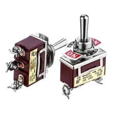 Тумблер KN(3)З-103, ON-OFF-ON, 15 А (3pin), 250VAC