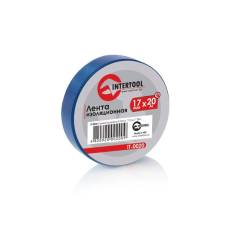 Стрічка ізоляційна Intertool — 20 м x 17 x 0,15 мм Синя