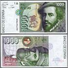 Іспанія 1000 песет 1992 UNC (P163)