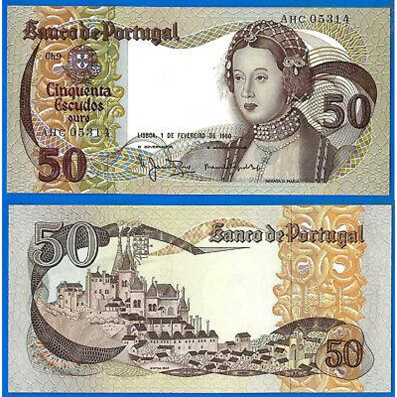 Португалія 50 ескудо 1980 UNC (P174) Португалія 50 ескудо 1980 UNC (P174)