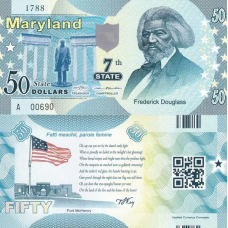 Fantasy/США — 50 Dollars 2014 — 7th state Maryland — Polymer — Сувенір — aUNC