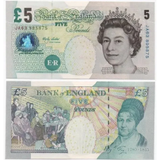Великобританія - 5 Pounds 2002 - P. 391c UNC